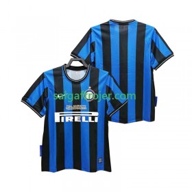 Internazionale Milano 2009 2010 Fodboldtrøjer Retro Hjemmebanesæt Kort ærmer